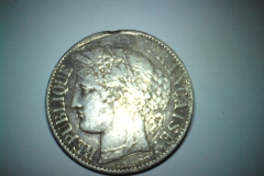 1 Franc 1886 sølv.